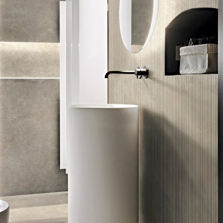 Casual Life Dove Grey PTV 36+ Bare and Shod foot easy clean slip resistance large format stone effect tile