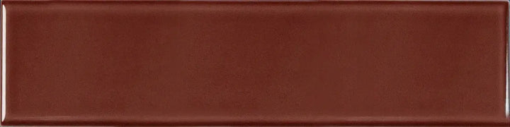 Metropolis Deep Red Metro Ceramic Wall Tile