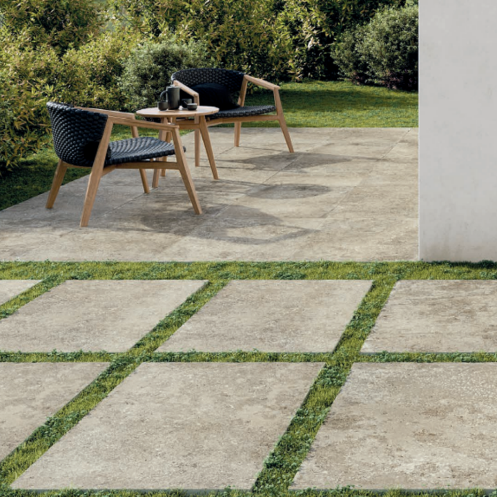 Outdoor Pietra Di Brogogna Stone Effect Porcelain Floor Tile