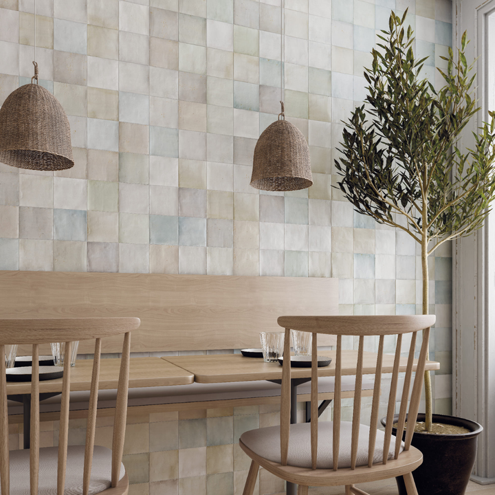 Saten Zellige Small Format Ceramic Wall Tiles