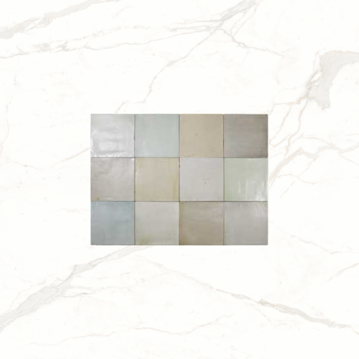 Saten Zellige Small Format Ceramic Wall Tiles