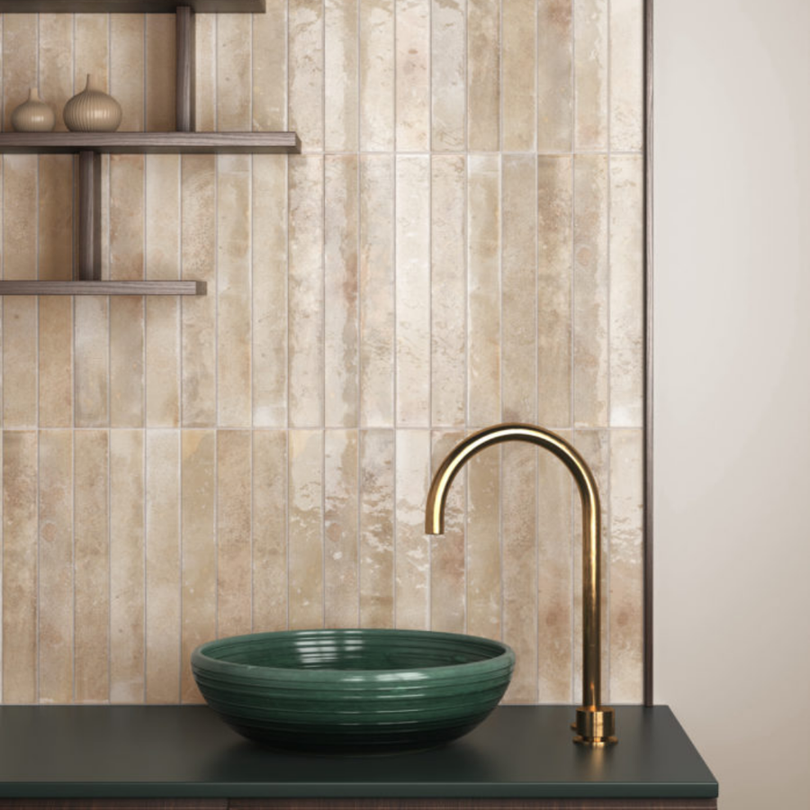 Sanur Narrow Gloss Metro Style Ceramic Wall Tiles – Collinson Ceramics