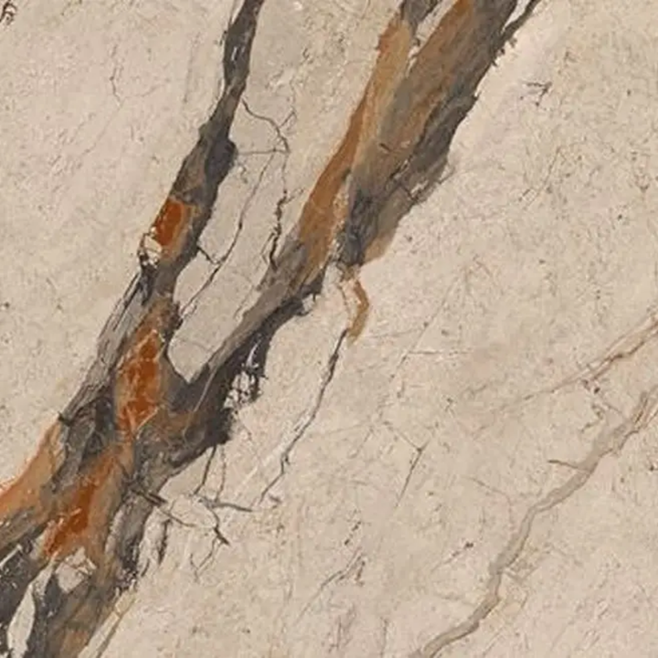 Gallerie Breccia Pheonix Leathered Marble Effect Porcelain Wall and Floor Tile