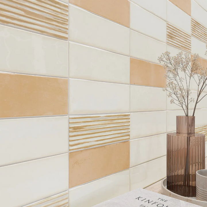 Casablanca Comb Small Format Decorative Ceramic Wall Tile