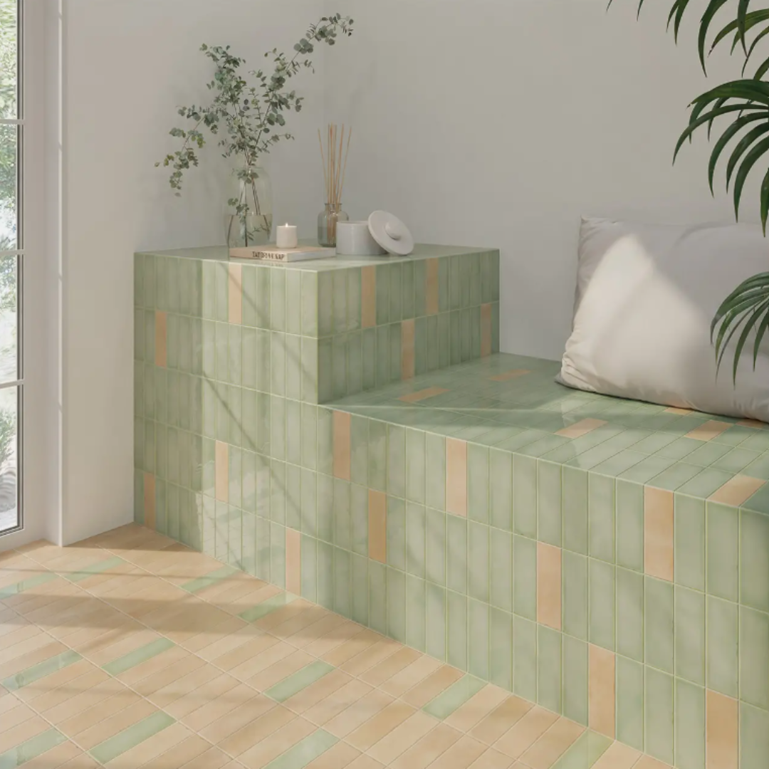 Small Format Ceramic Casablanca Small Format Gloss Ceramic Wall Tile – Collinson Ceramics