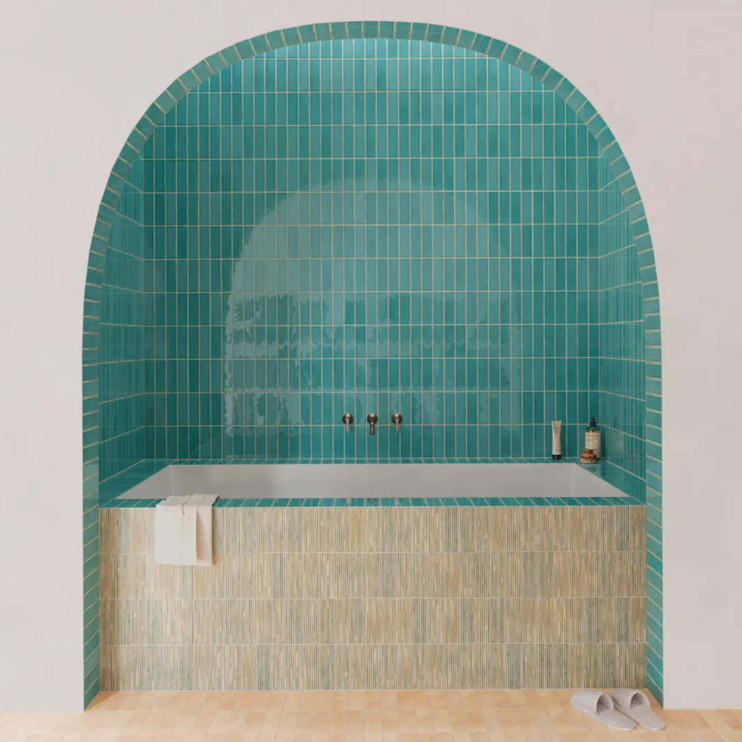 Casablanca Comb Small Format Decorative Ceramic Wall Tile