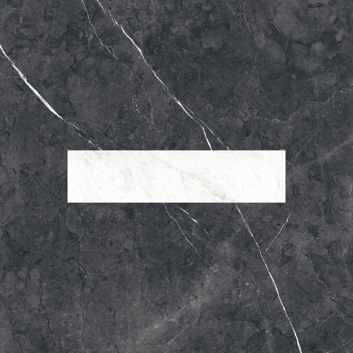 Eterna Marmo Marquina Small Format Marble Effect Porcelain Wall and Floor Tile