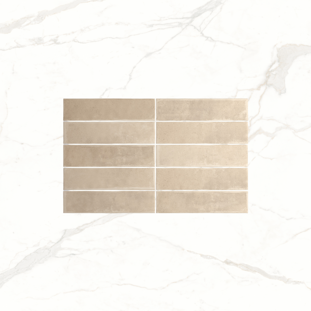 Clay Small Format Stone Effect Porcelain Wall and Floor Tile