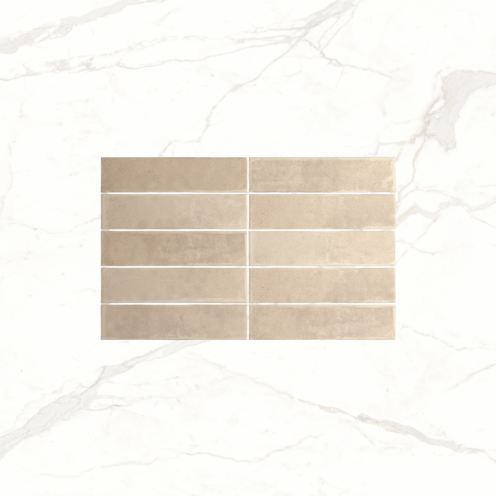 Clay Small Format Stone Effect Porcelain Wall and Floor Tile