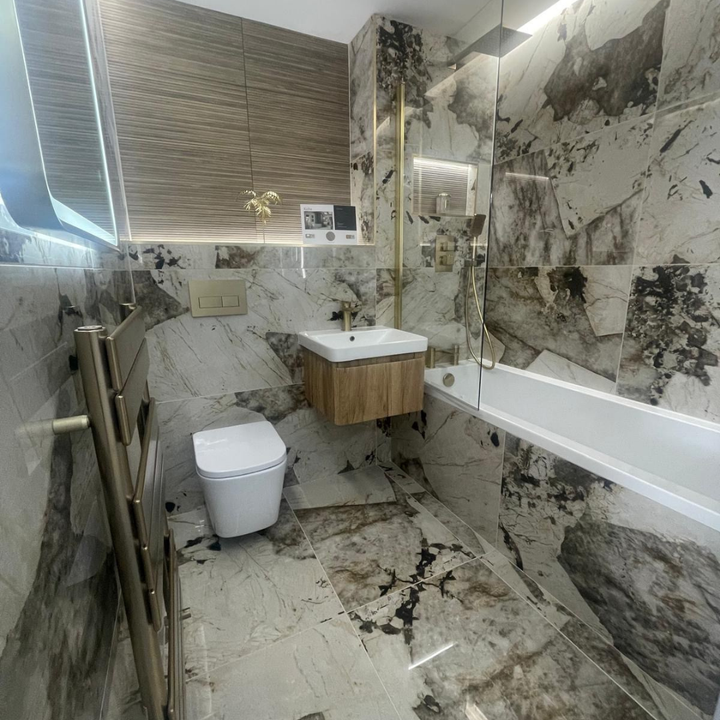 Marvel Soul Polished Marble Effect Porcelain Tile