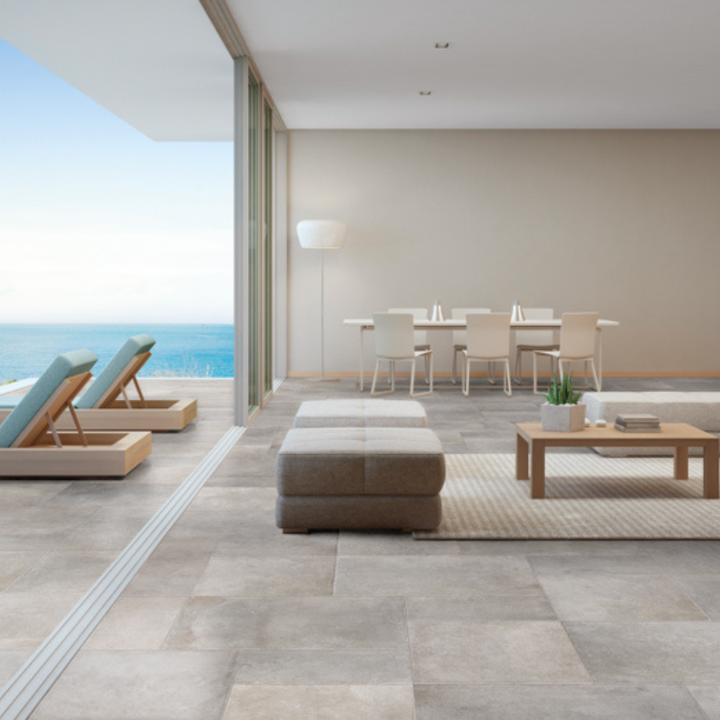 Outdoor Epoque Stone Effect Porcelain Floor Tile