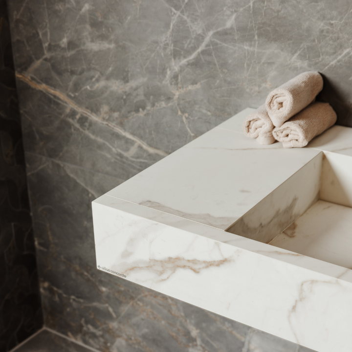 Marvel Fior di Bosco Polished Marble Effect Porcelain Tile