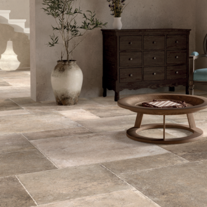 French Limestone Porcelain Wall and Floor Tile