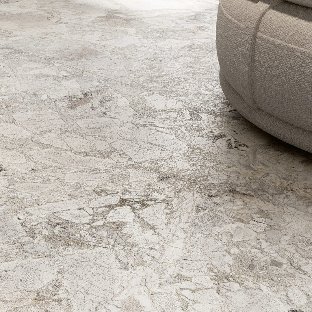 Fusion Wildflower Shell Stone Effect Porcelain Wall and Floor Tile