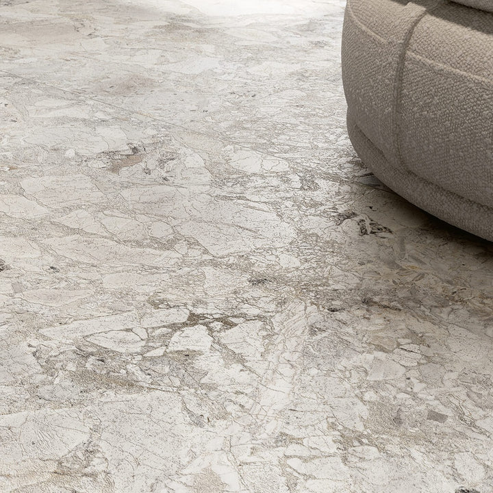 Fusion Wildflower Shell Stone Effect Porcelain Wall and Floor Tile