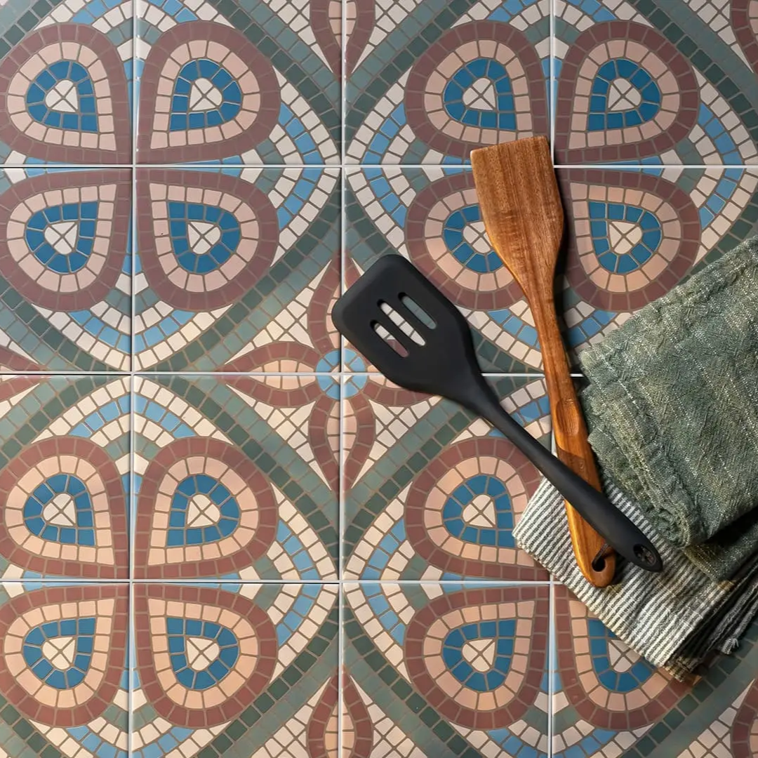 Neridia Mosaic Style Small Format Porcelain Floor Tile