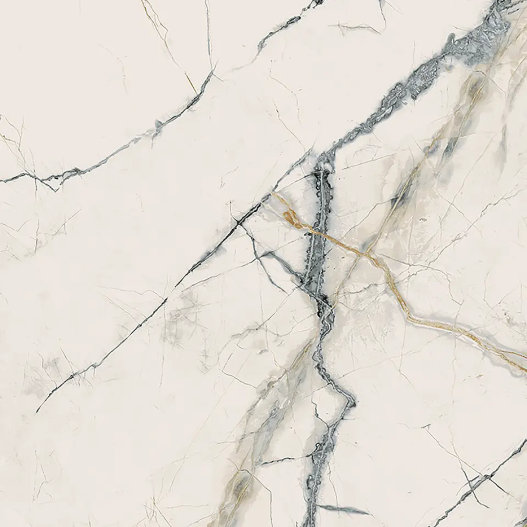 Gallerie Collection Marble Effect Polished Porcelain Wall and Floor Ti ...