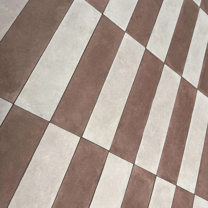 Lands Small Format Narrow Porcelain Wall and Floor Tile