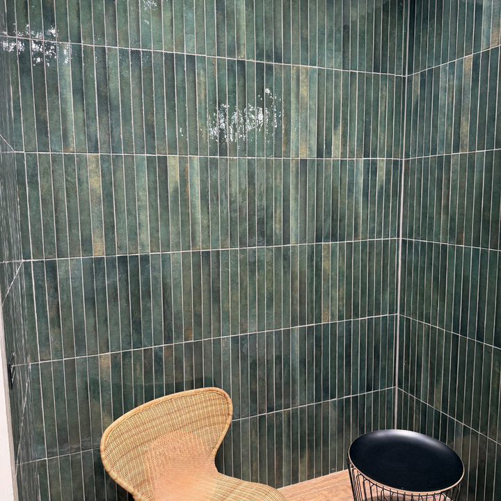 Majolica Narrow Small Format Decorative Porcelain Wall Tiles