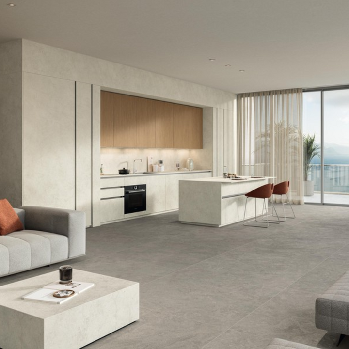 Boost Icor Grey Stone Effect Porcelain Wall and Floor Tile