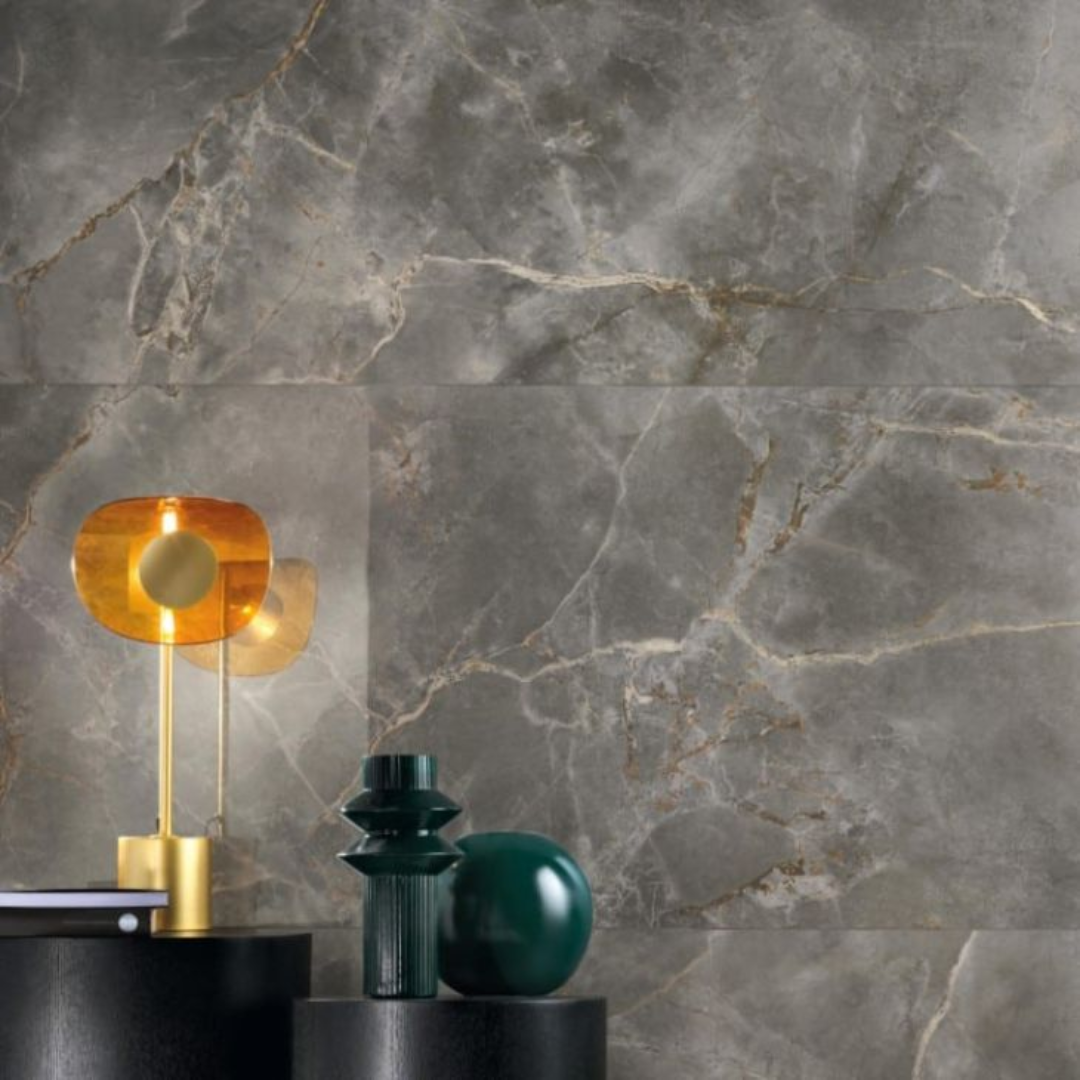 Marvel Fior di Bosco Polished Marble Effect Porcelain Tile – Collinson ...