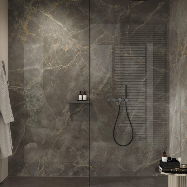 Marvel Fior di Bosco Polished Marble Effect Porcelain Tile