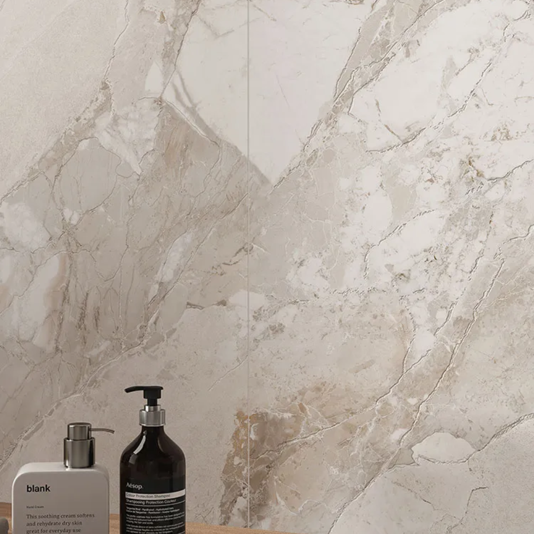 Blend Marble Effect Porcelain Matt Tile