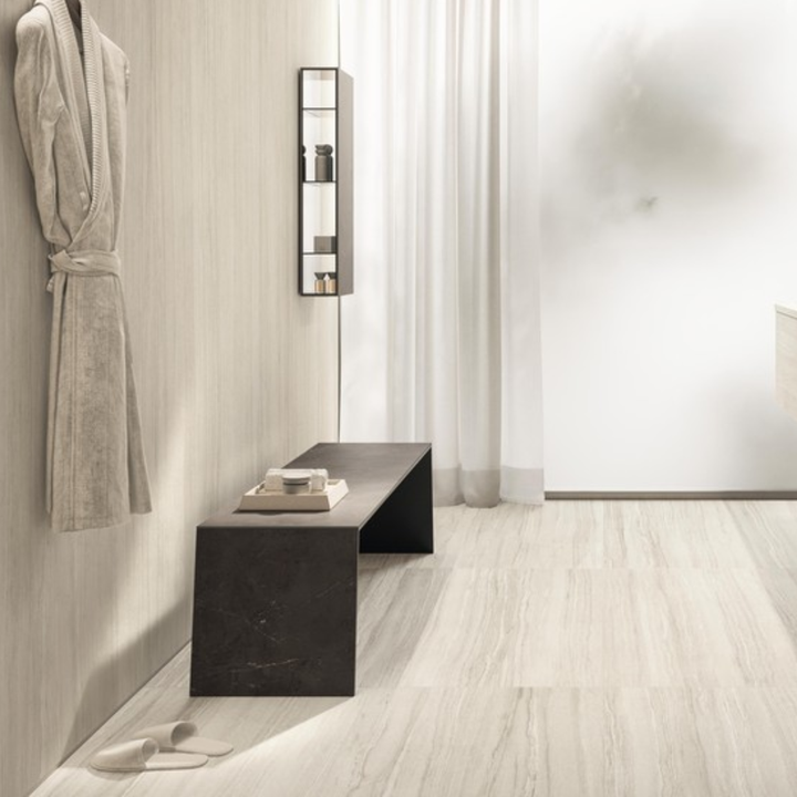 Marvel T Travertine Effect Porcelain Wall and Floor Tile