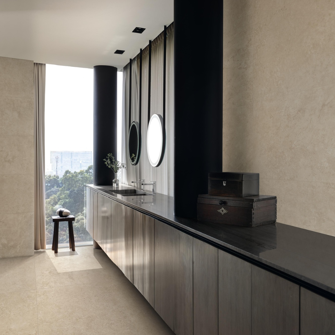 Travertijn Effect Marvel Cross Travertine Effect Porcelain Tiles | Collinson – Collinson ...