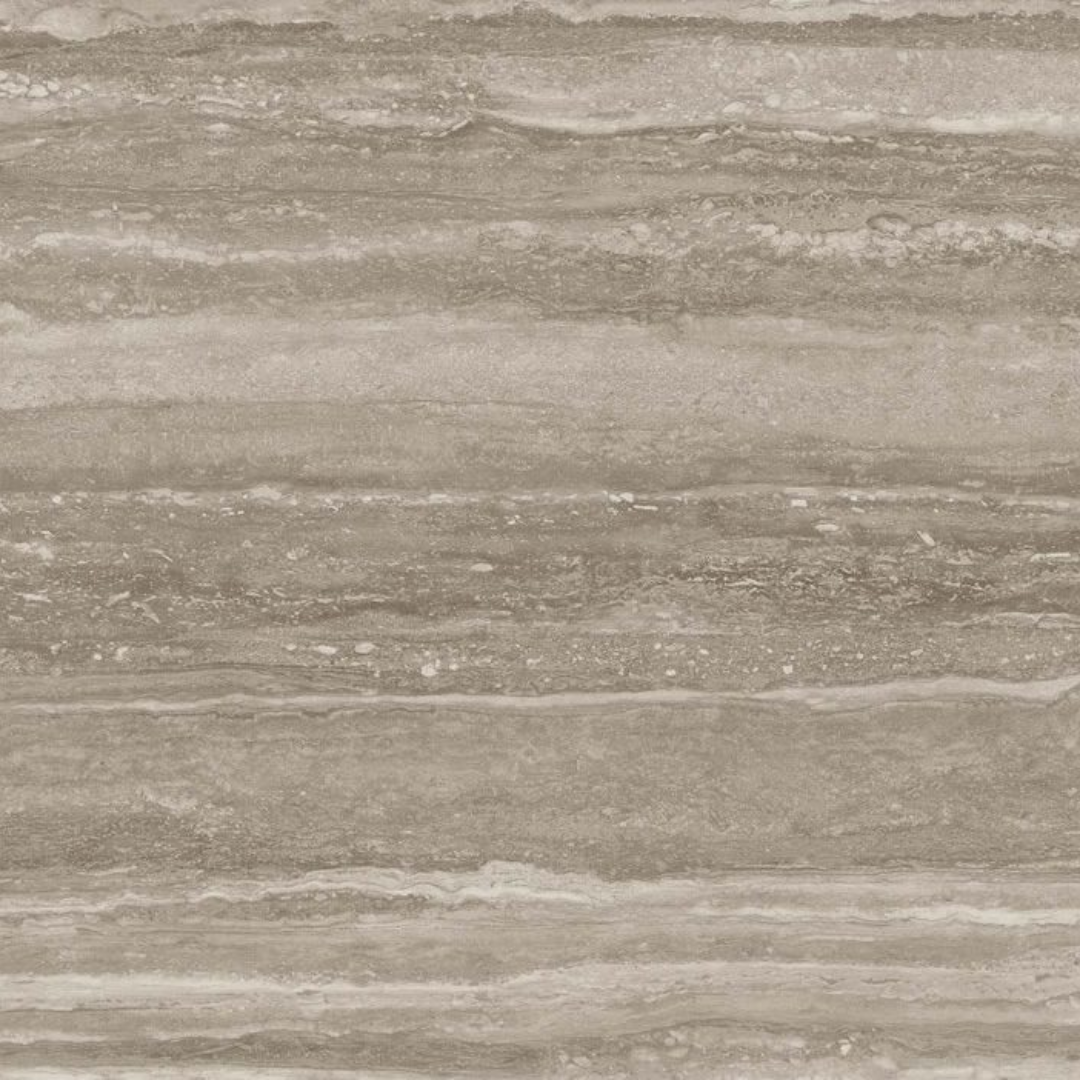 Marvel Travertine Silver Stone Effect Polished Ceramic Wall Tile