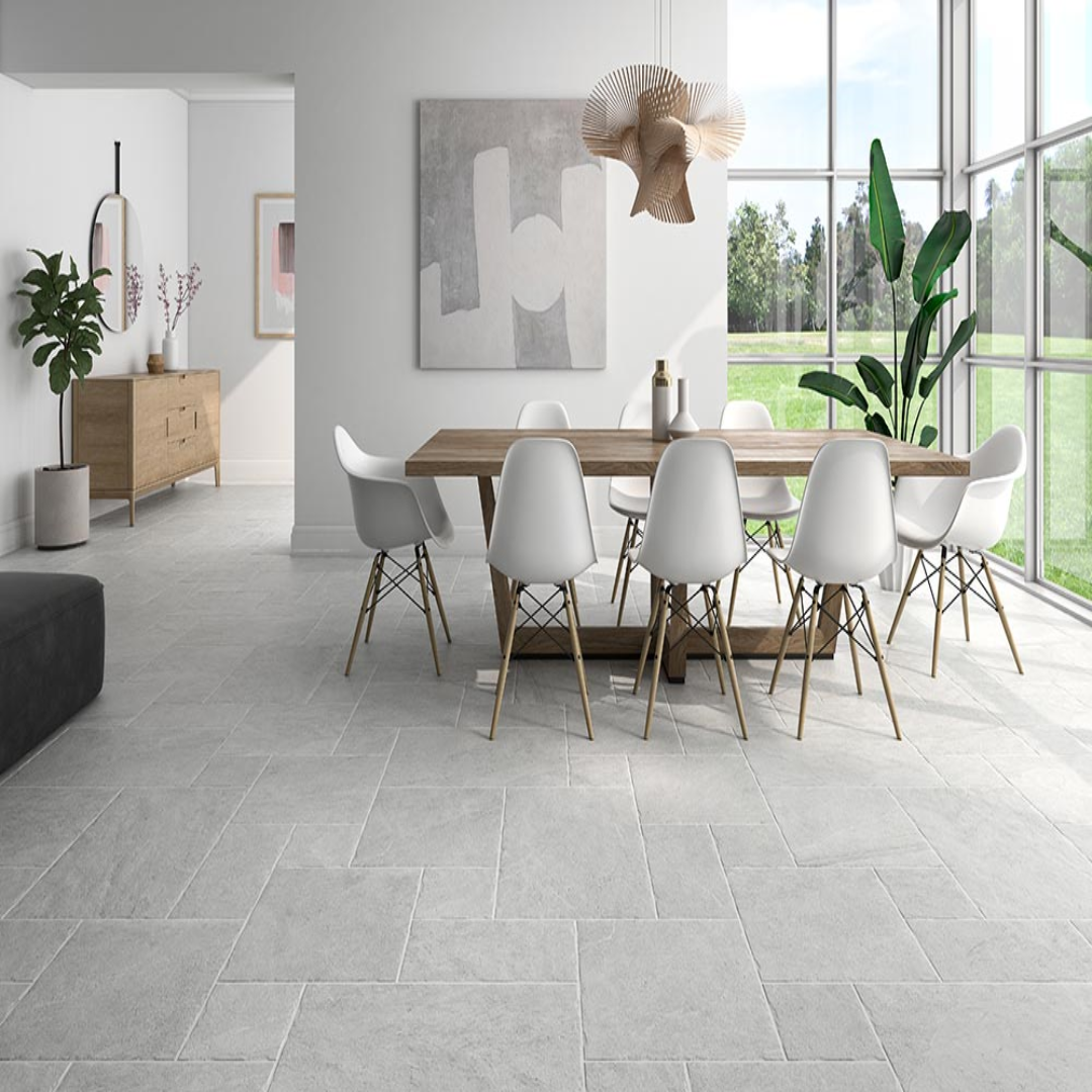 Modular Giant Matt Stone Farmhouse Style Porcelain Tile