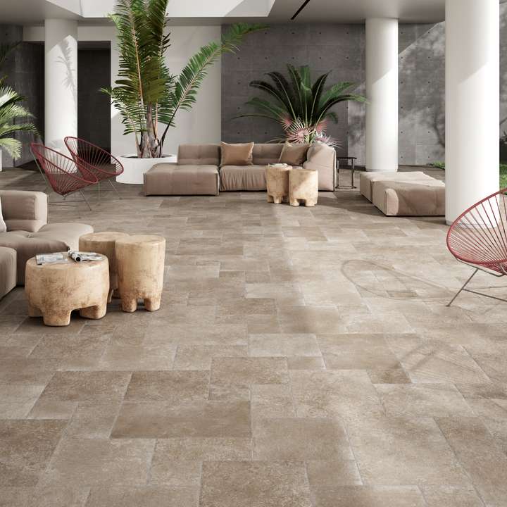 Modular Loira Matt Stone Effect Farmhouse Style Porcelain Tile