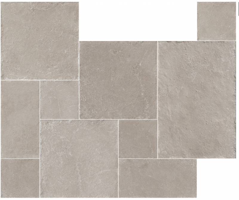 Modular Meribel Matt Stone Effect Farmhouse Style Porcelain Tile