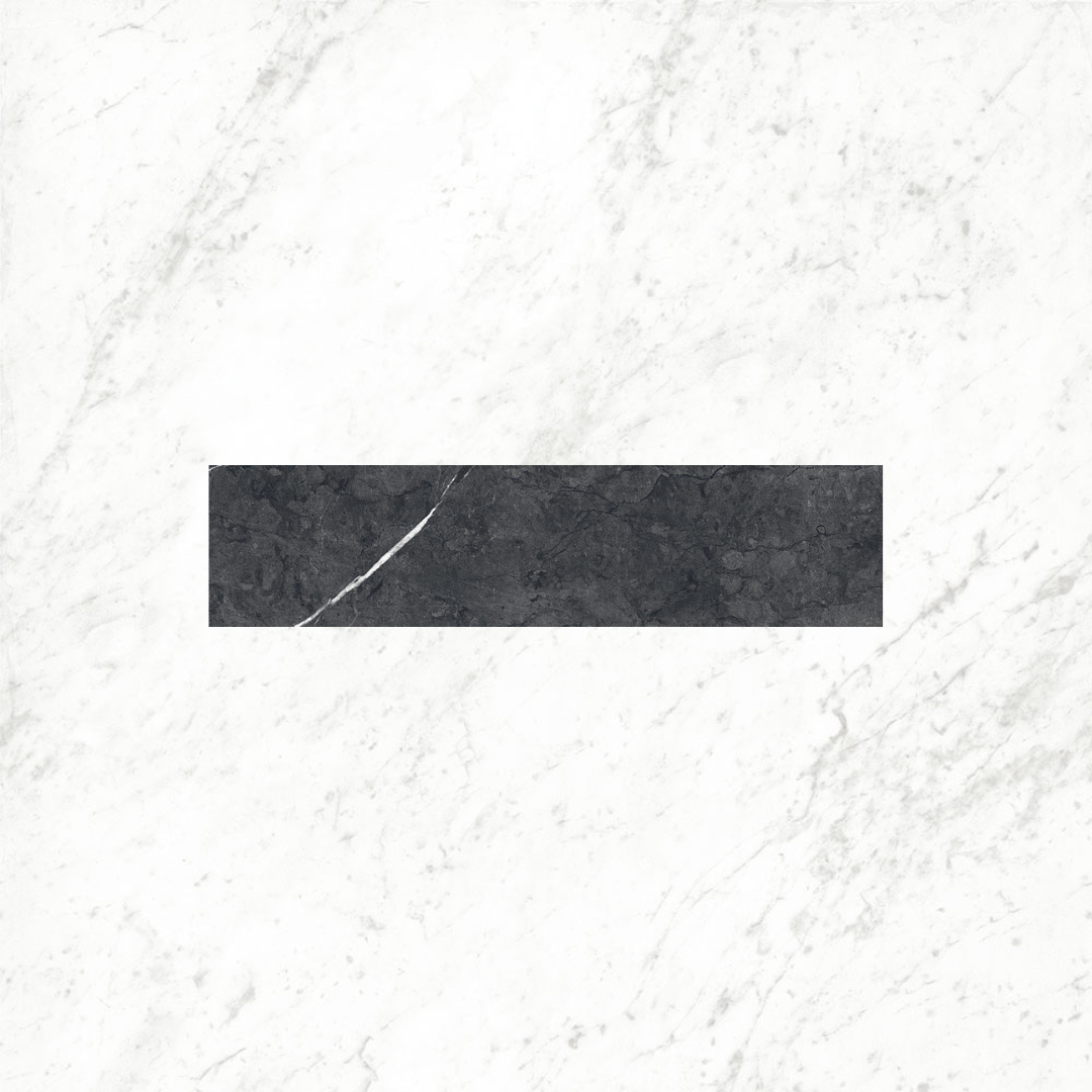 Eterna Marmo Marquina Small Format Marble Effect Porcelain Wall and Floor Tile