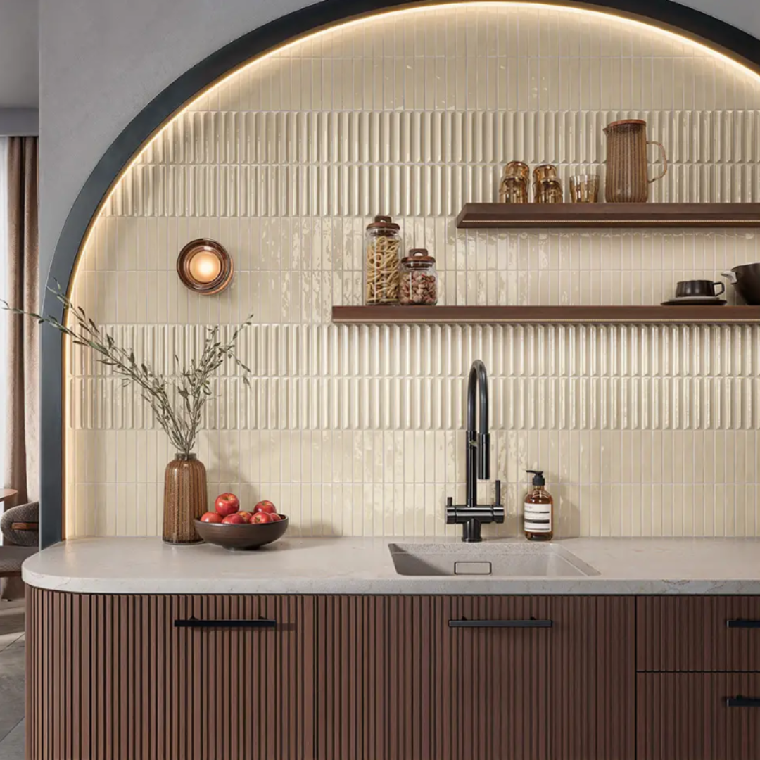 Nouvelle Vague Small Format Decorative Ceramic Wall Tile