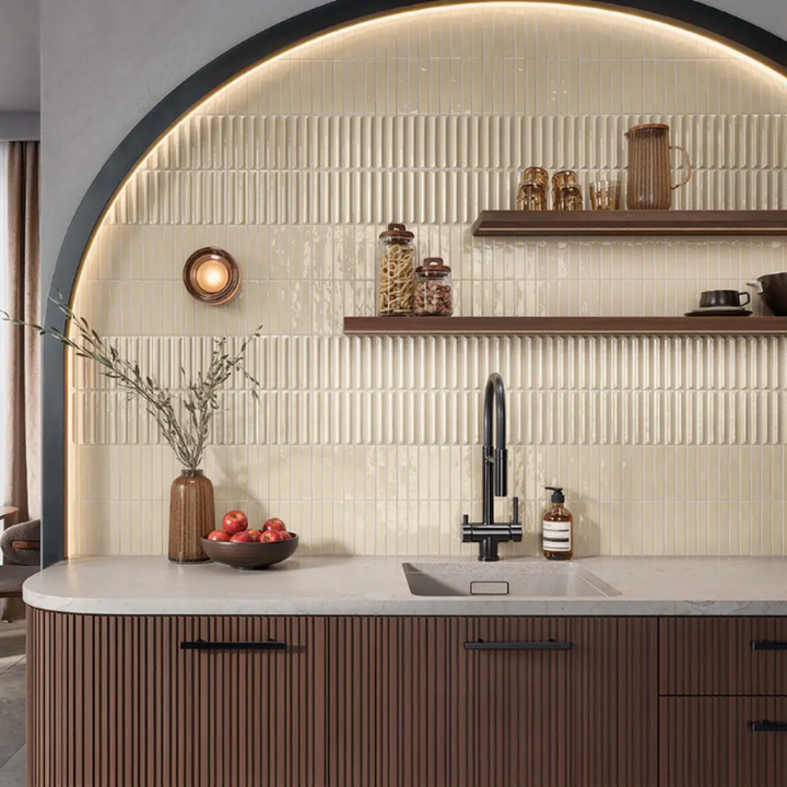 Nouvelle Vague Small Format Decorative Ceramic Wall Tile