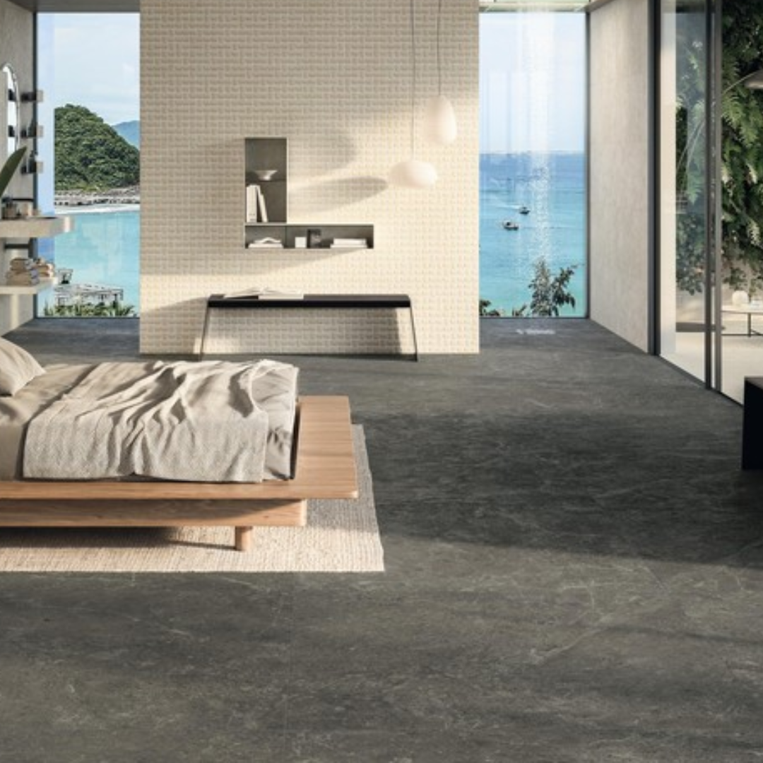 Nyra Stone Effect Porcelain Wall and Floor Tile