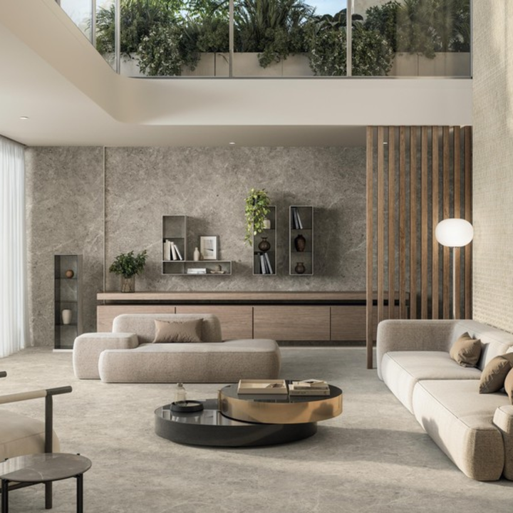 Nyra Stone Effect Porcelain Wall and Floor Tile