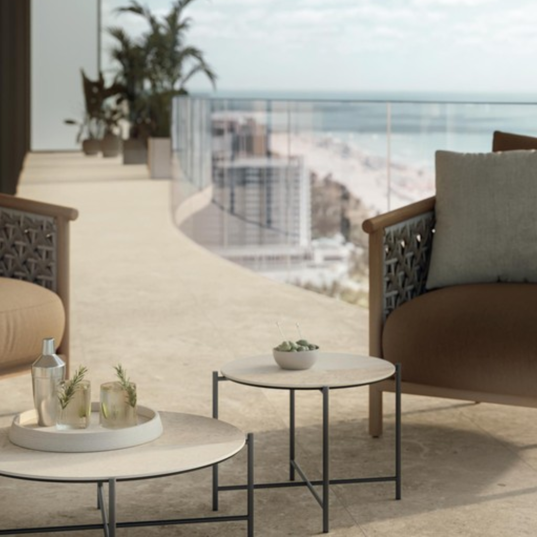 Nyra Stone Effect Porcelain Wall and Floor Tile