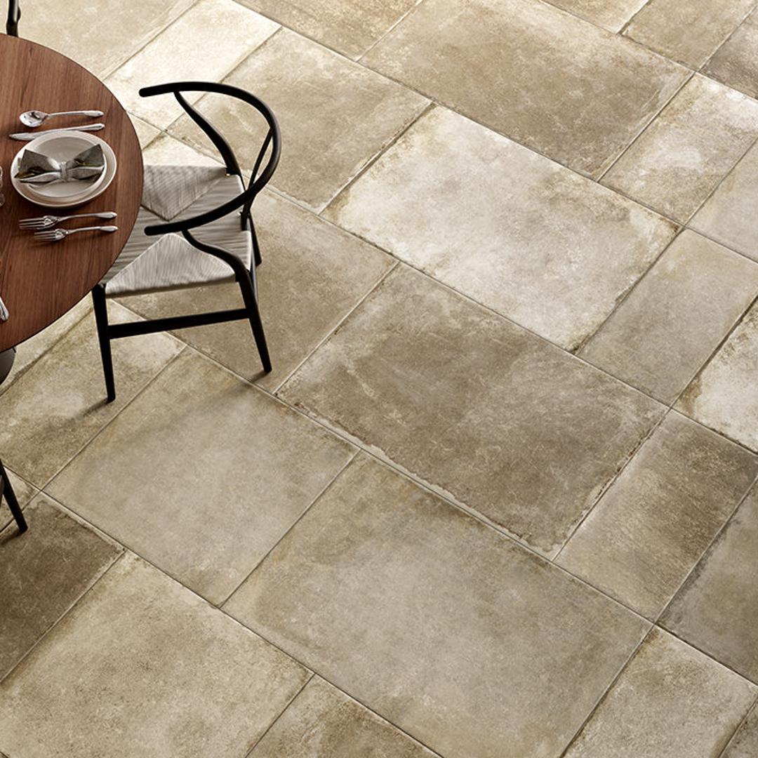Ancient Stone Sabbia Farmhouse Flagstone effect Porcelain Wall and Floor Tile