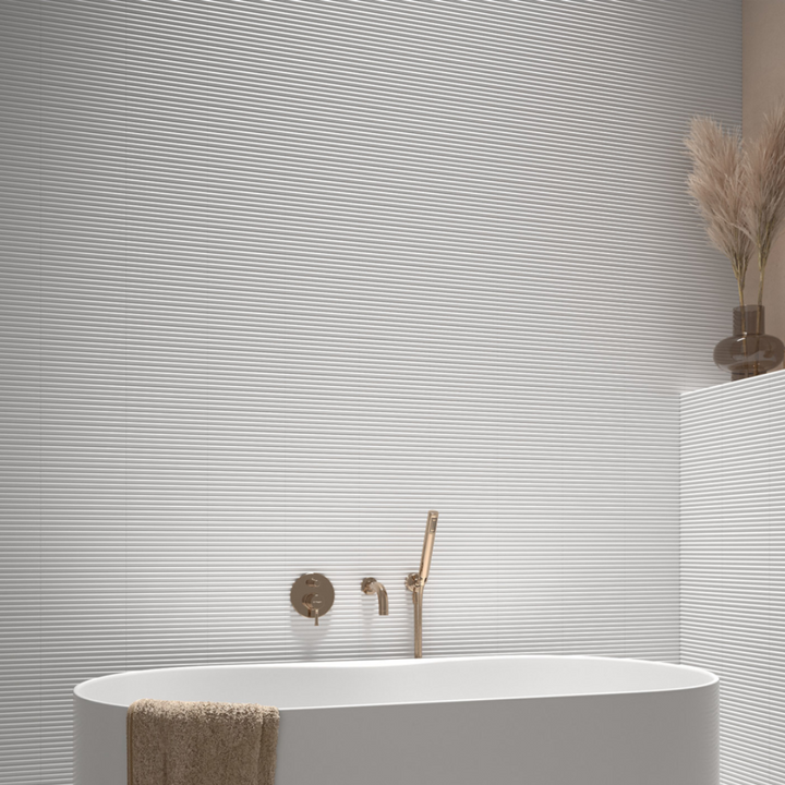 Rio Bump Small Format Decorative Metro Ceramic Wall Tile