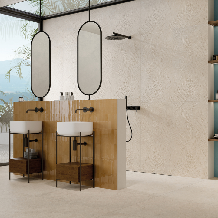 Roman Stone Limestone Effect Porcelain Wall and Floor Tile