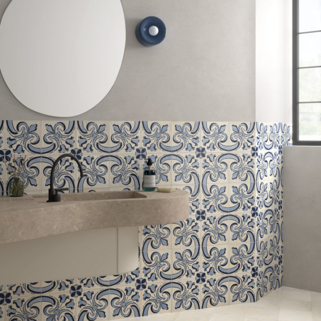 Rustic Square Natural Effect Porcelain Wall and Floor Tile – Collinson ...