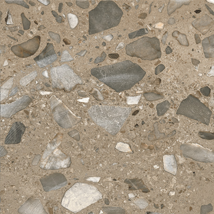 Ciottoli Sassi Large Speckled Terrazzo Effect Porcelain Wall and Floor Tile