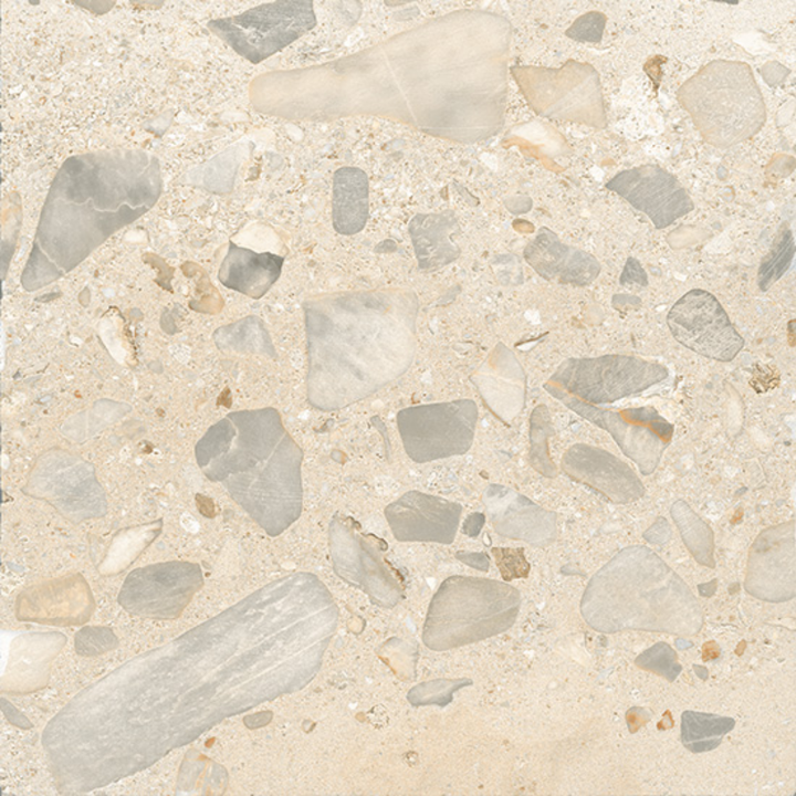 Ciottoli Sassi Large Speckled Terrazzo Effect Porcelain Wall and Floor Tile