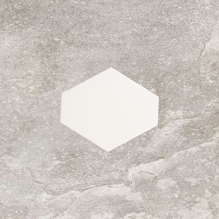 Solara White Gloss Benzene Ceramic Wall Tile