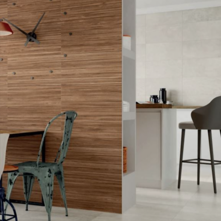 Scandic Linnear Wood Panel Effect Ceramic Wall Tile