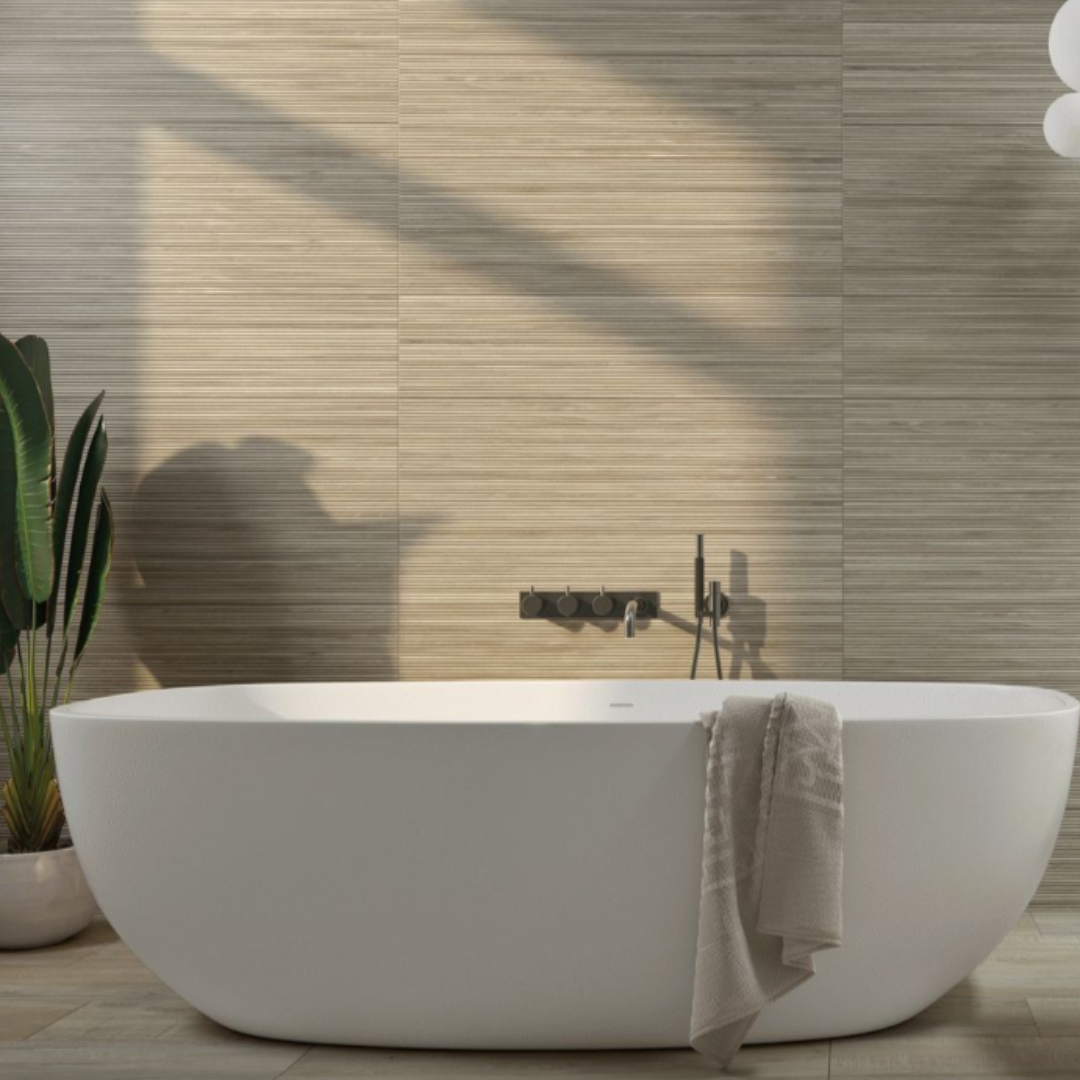 Scandic Linnear Wood Panel Effect Ceramic Wall Tile