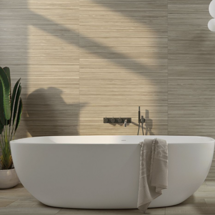 Scandic Linnear Wood Panel Effect Ceramic Wall Tile