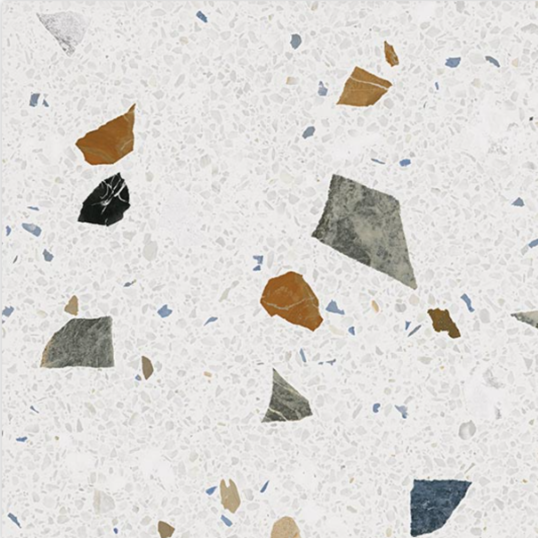 Straciatella Nacar Matt Terrazzo Effect Porcelain Tile